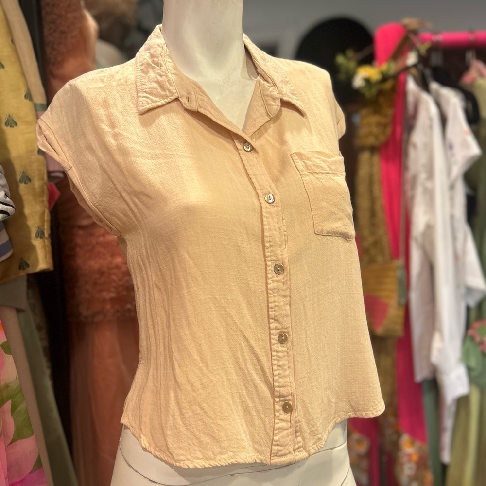 Nude Button Down